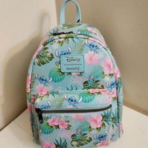 Loungefly Disney Lilo & Stitch Tropical Stitch Ducklings Mini Backpack